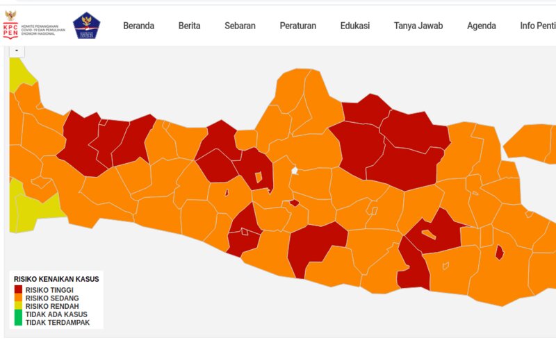  Update Corona Jateng, Zona Merah Tinggal 12 Daerah