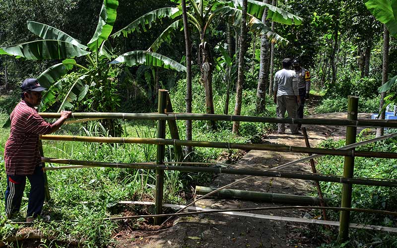  Kalah Pilihan Kades, Calon Kades di Ciamis Tutup Akses Jalan Ke Makam