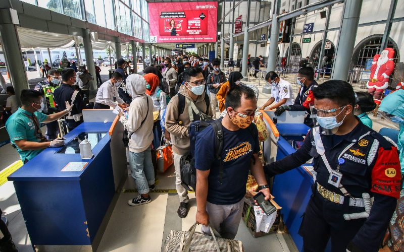  KAI Pastikan Sehat, 79.694 Penumpang Kereta Keluar Jakarta