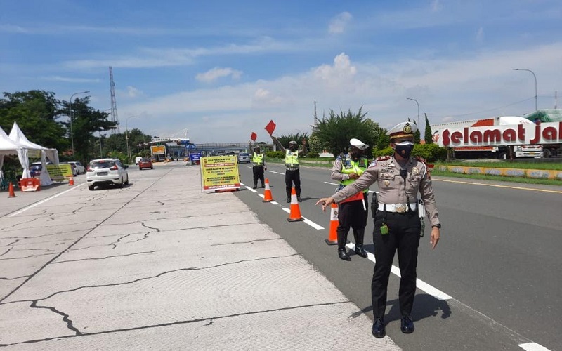  1.341 Kendaraan Besar di Kabupaten Cirebon Dialihkan ke Jalur Arteri