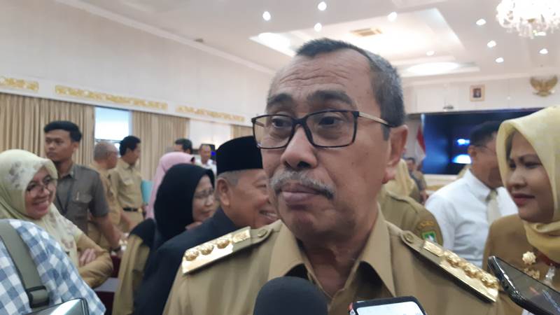  Pasca Dinyatakan Negatif Covid-19, Gubernur Riau Jalani Pemulihan