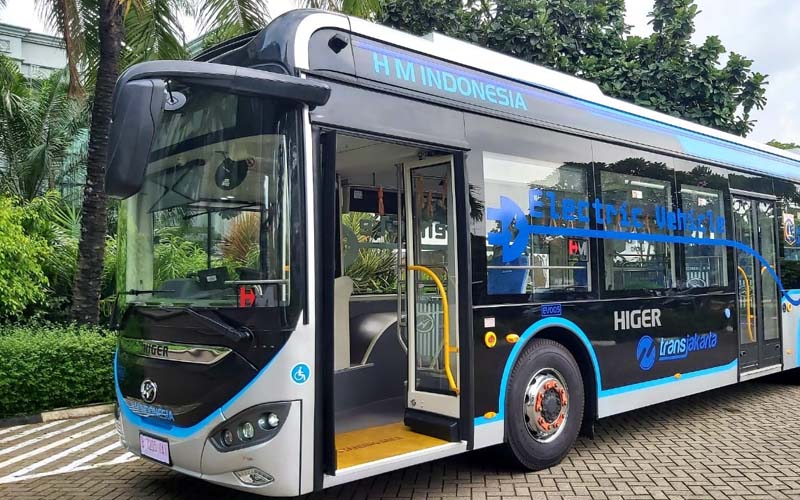  Higer Pamer Bus Listrik Kapasitas Besar untuk Transjakarta