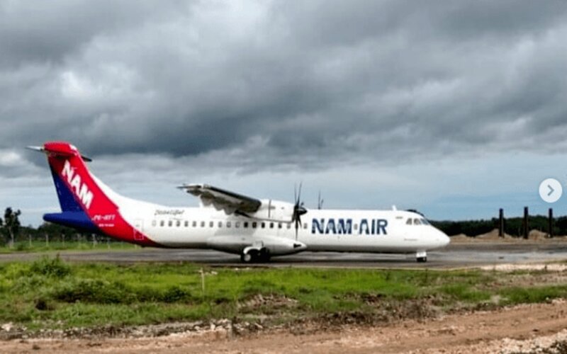  Nam Air Mendarat di Blora, Tandai Kesuksesan Uji Coba Bandara Ngloram