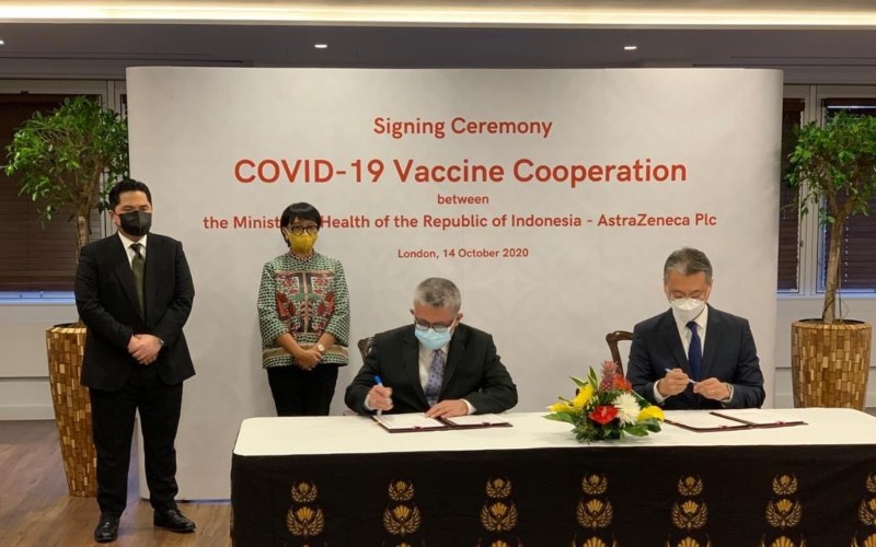  Pemerintah Selesaikan Transaksi Awal Vaksin AstraZeneca dan Novavax