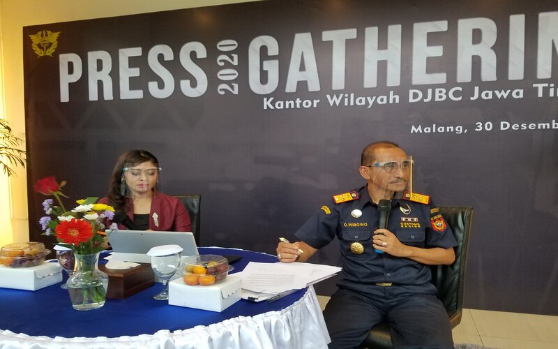  Kanwil DJBC Jawa Timur II Himpun Cukai Rp49,7 Triliun pada 2020
