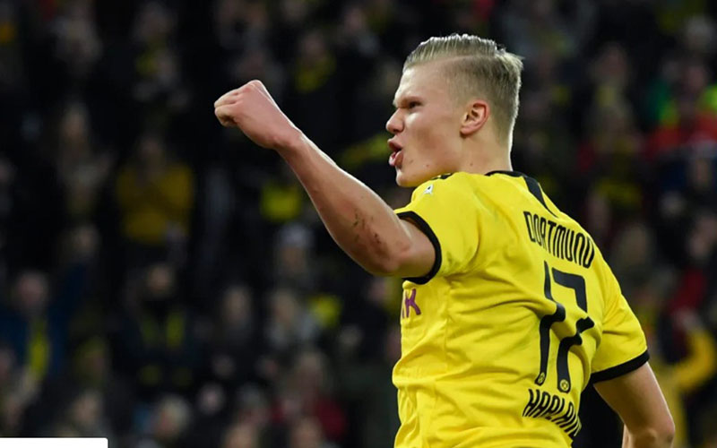 Striker Borussia Dortmund Erling Haaland/Bundesliga.com