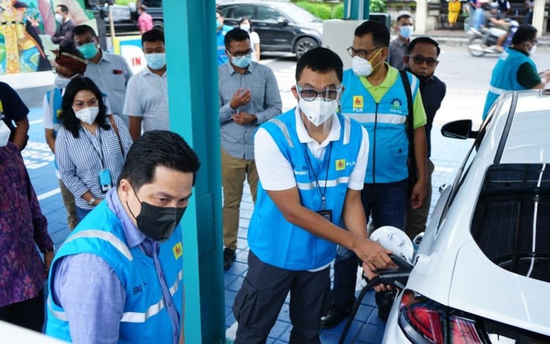  Menteri Erick Kicau Mobil Listrik, Netizen Pertanyakan Ini