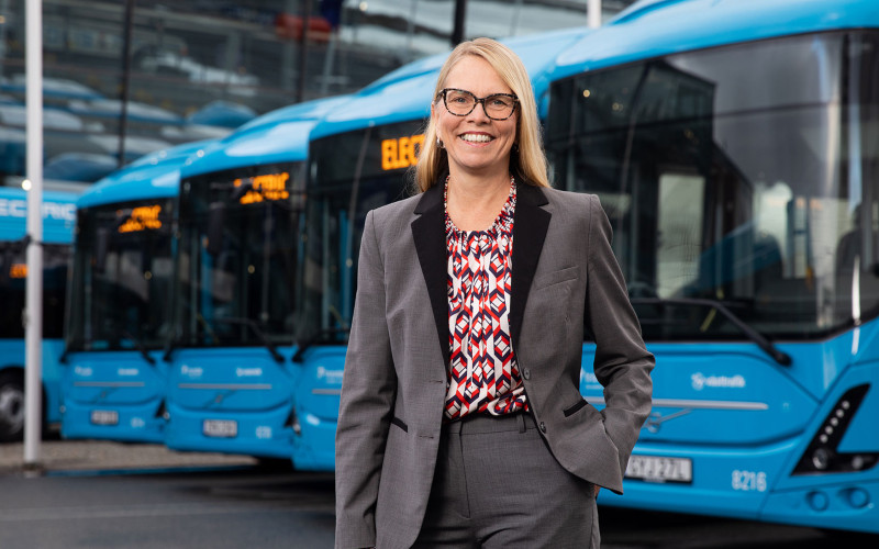 Marie Carlsson, Direktur Pengembangan Bisnis Mobilitas Kota Volvo Bus. Investasi di Gothenburg sangat fantastis dan akan membuat perbedaan besar bagi penduduk kota.  /Volvo Bus