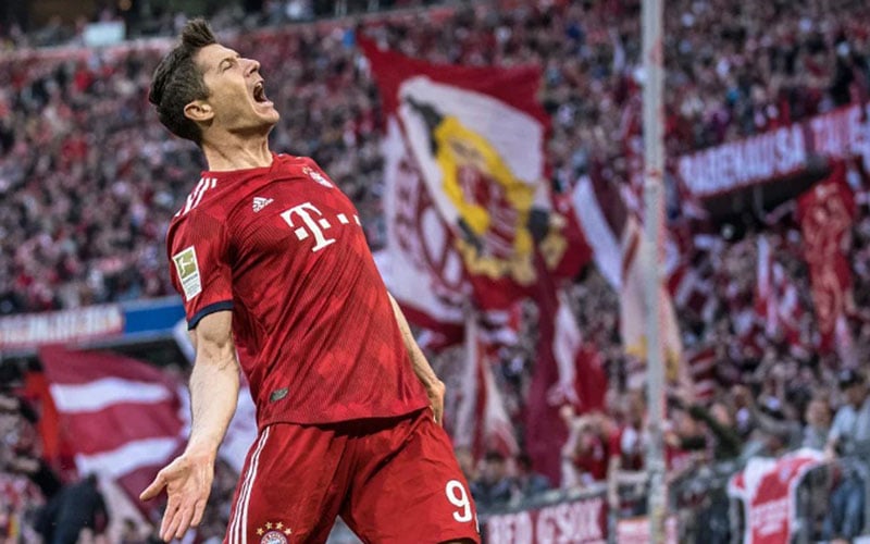  19 Gol, Striker Munchen Lewandowski Makin Mantap Top Skor Bundesliga