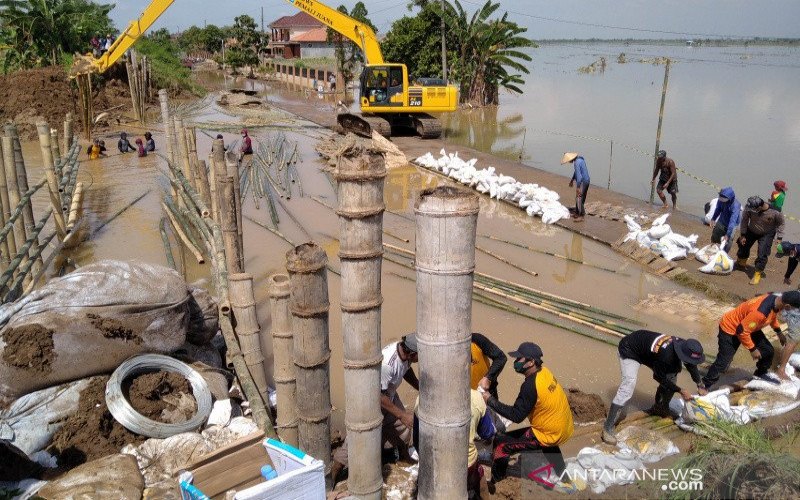  BBWS Pemali Juana Mulai Perbaiki Tanggul Sungai Gelis