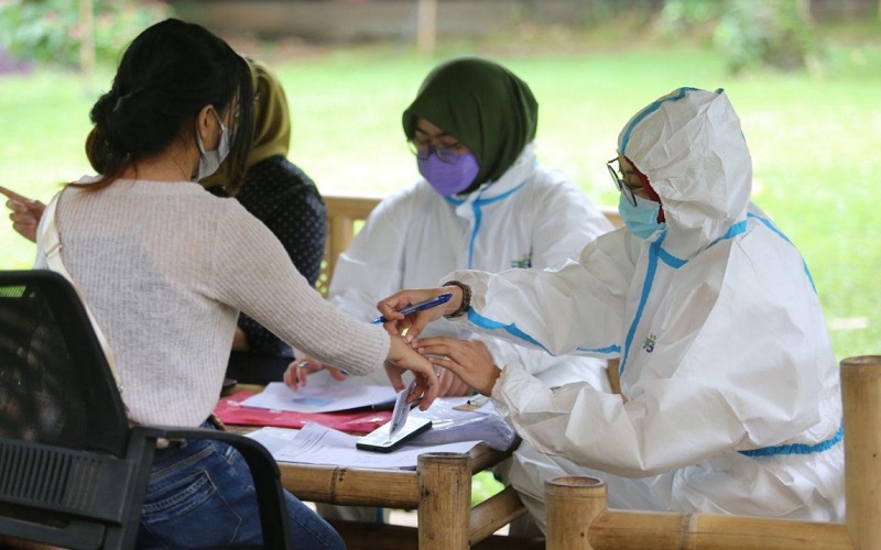  Pengunjung Saung Angklung Udjo Jalani Rapid Test Antigen