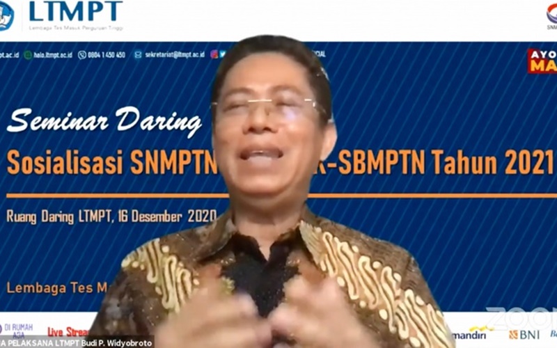 Ketua Pelaksana Eksekutif Lembaga Tes Masuk Perguruan Tinggi (LTMPT) Budi Prasetyo di Jakarta, Rabu (16/1/2020)./Antararn