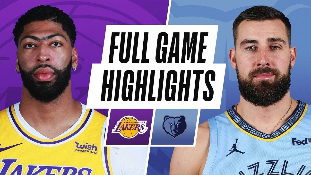  Hasil Basket NBA : James & Davis Pimpin Lakers Taklukkan Grizzlies