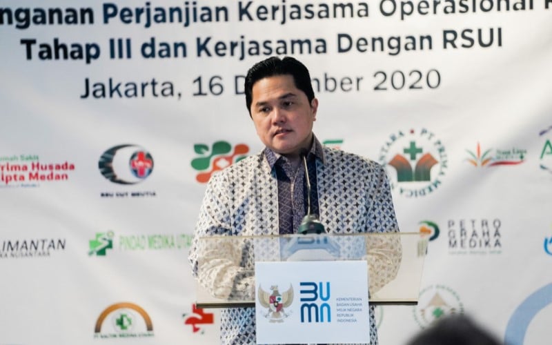  Erick Thohir dan Budi Sadikin Sambangi KPK, Apa Saja yang Dibahas?