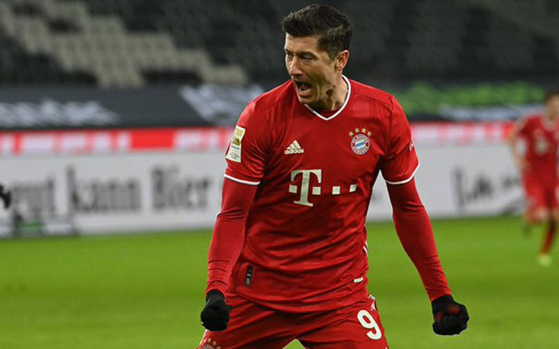  20 Gol, Lewandowski Top Skor Bundesliga Jauh Tinggalkan Haaland