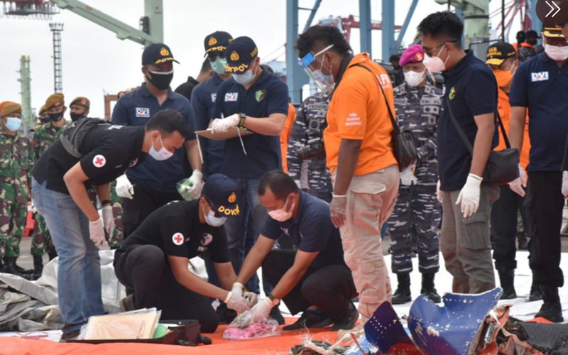  Sebagian Jasad Penumpang Sriwijaya Air Mulai Ditemukan