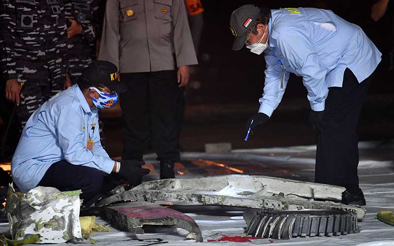  Tim Gabungan Identifikasi Serpihan Pesawat Sriwijaya AIr SJ182