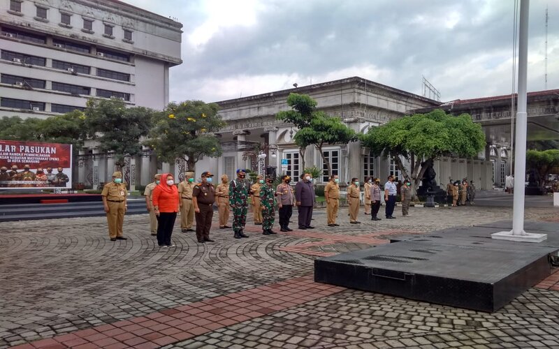  Semarang Siapkan Pasukan Pengamanan PPKM