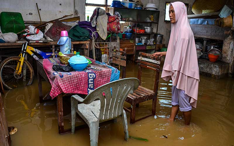  Sungai Citanduy dan Cikadang Meluap, Puluhan Rumah Warga di Tasikmalaya Terendam Banjir