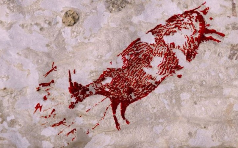  Lukisan Purbakala di Dinding Gua di Sulsel Diprediksi Berumur 44.000 Tahun