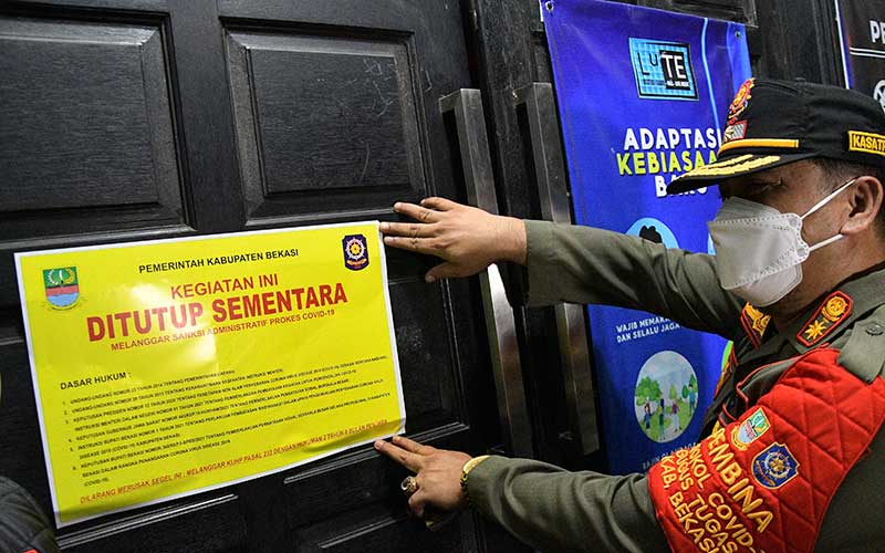  Tempat Hiburan Malam di Bekasi Ditutup Sementara saat Pemberlakuan PPKM