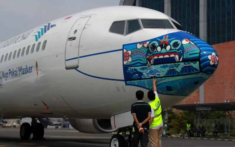  Pesawat Boleh Diisi Full, Saham Garuda Indonesia (GIAA) Terbang
