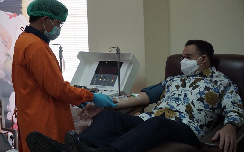  Sembuh dari Covid-19, Anies Donorkan Plasma Darah Konvalesen