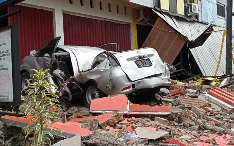  Sejumlah Kerusakan Yang Diakibatkan Gempa Bumi di Sulawesi Barat