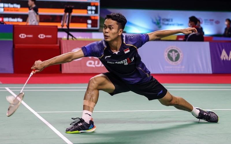  Hasil Semifinal Yonex Thailand Open, Ginting Gagal ke Final Usai Ditekuk Axelsen