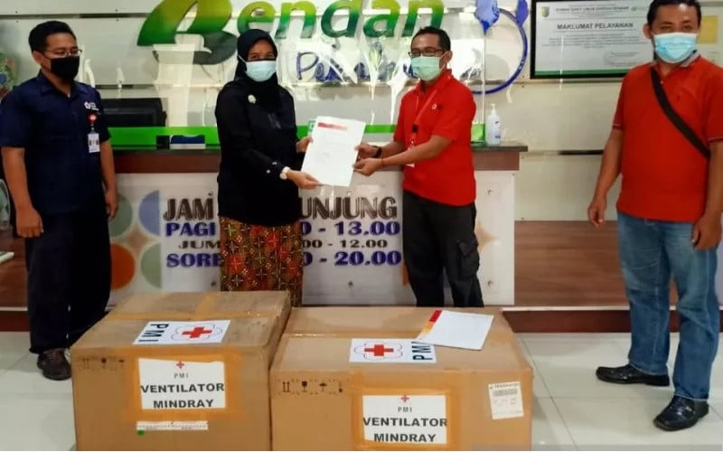 PMI Jateng Distribusikan Ventilator ke 5 Rumah Sakit Rujukan