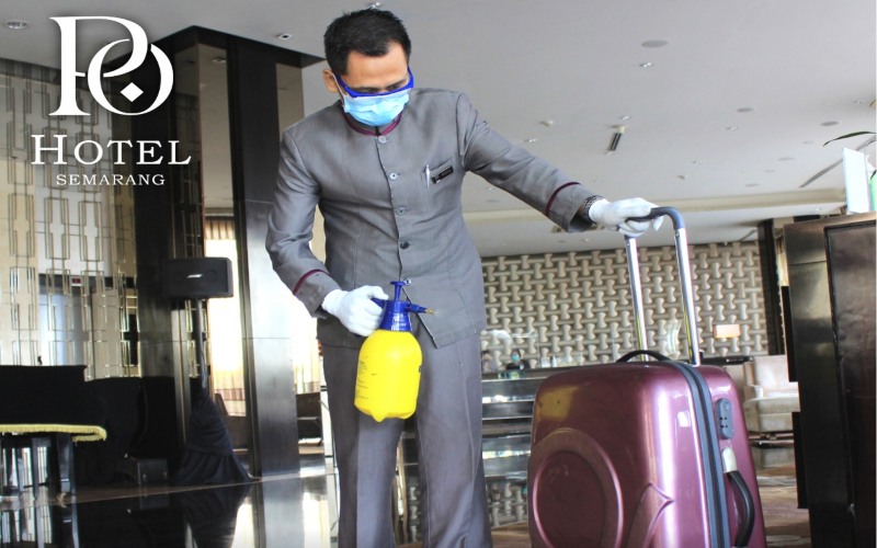  PO Hotel Semarang Sterilkan Barang Bawaan Tamu