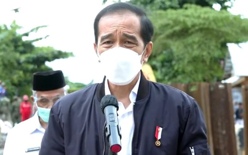  Presiden Jokowi akan Tinjau Lokasi Longsor Sumedang