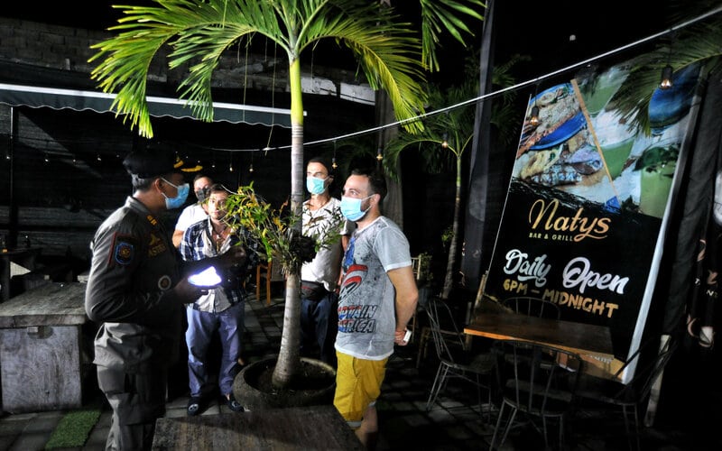  Sejumlah Tempat Hiburan di Bali Kedapatan Melanggar PPKM
