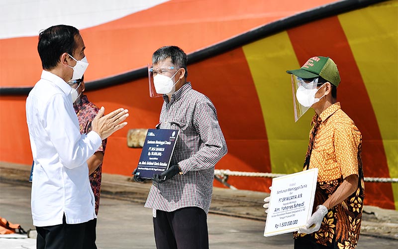  Presiden Tinjau Posko Darurat Evakuasi Sriwijaya Air SJ-182
