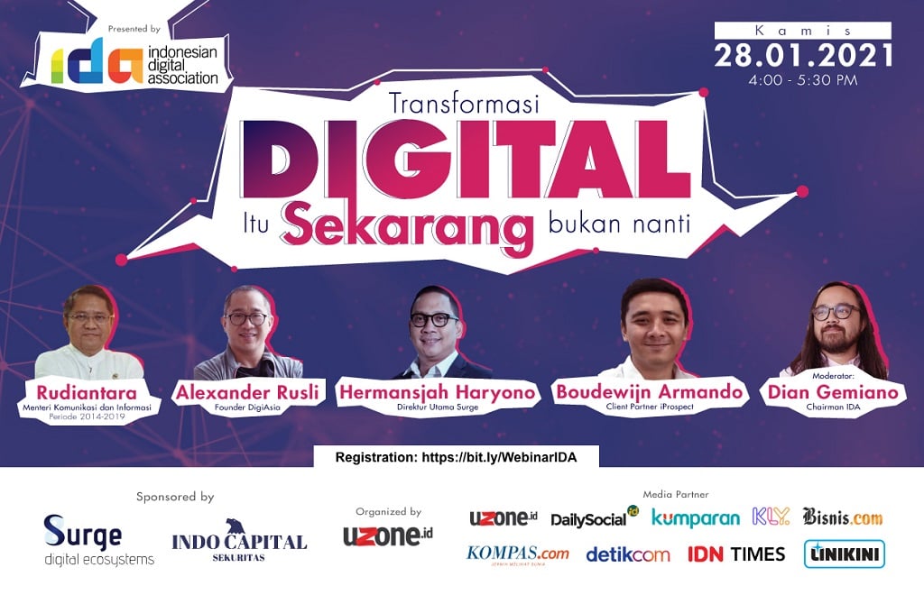  Webinar : Transformasi Digital itu Sekarang bukan Nanti