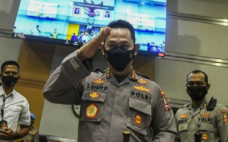 Kabareskrim Polri bersiap mengikuti Uji Kelayakan dan Kepatutan Calon Kapolri di ruang Komisi III DPR, Kompleks Parlemen, Jakarta, Rabu (20/1/2021). 