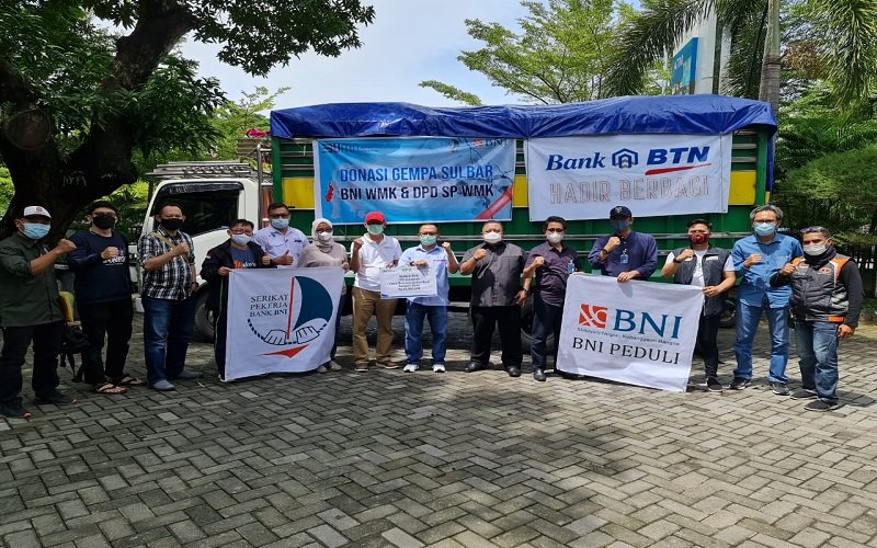  Kolaborasi BNI bersama BTN dan Jamkrindo Salurkan Bantuan untuk Sulbar