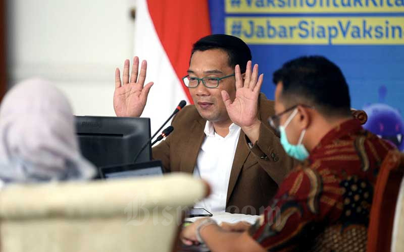  Ridwan Kamil Berbicara Terkait Kesuksesan Vaksinasi Akan Mendorong Ekonomi Dalam Acara BIBC 2021