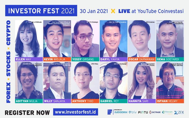  Investor Fest 2021 Kupas Investasi dari Forex dan Cryptocurrency