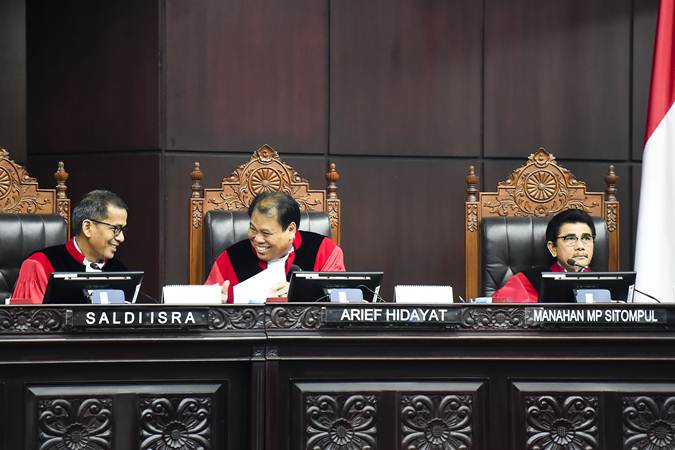  PROTOKOL KESEHATAN : Sidang Sengketa Pilkada di MK Patuhi 3M