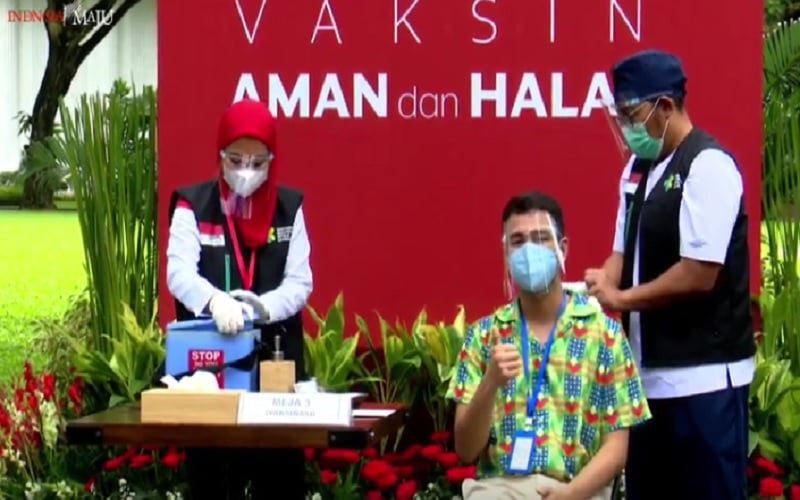 Vaksinasi CoronaVac Dosis Kedua, Raffi Ahmad: Kayak Digigit Semut