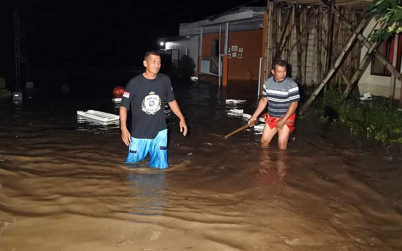  Sebanyak 442 Rumah di Jember Terendam Banjir Akibat Meluapnya DAS Bedadung