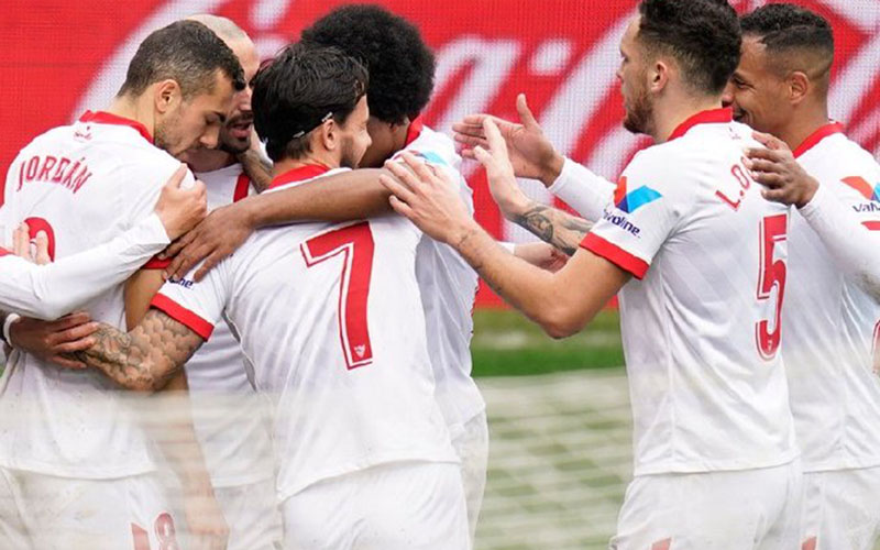  Sevilla Sikat Eibar, Gusur Barcelona di Klasemen La Liga Spanyol