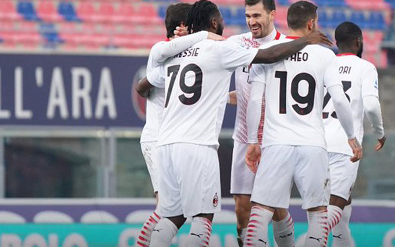 Hasil Liga Italia : Ibrahimovic Gagal Penalti, Milan Atasi Bologna