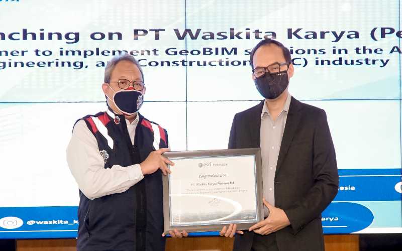  Waskita Karya Gandeng Esri Indonesia, Kembangkan Proyek Landmark Berbasis GeoBIM