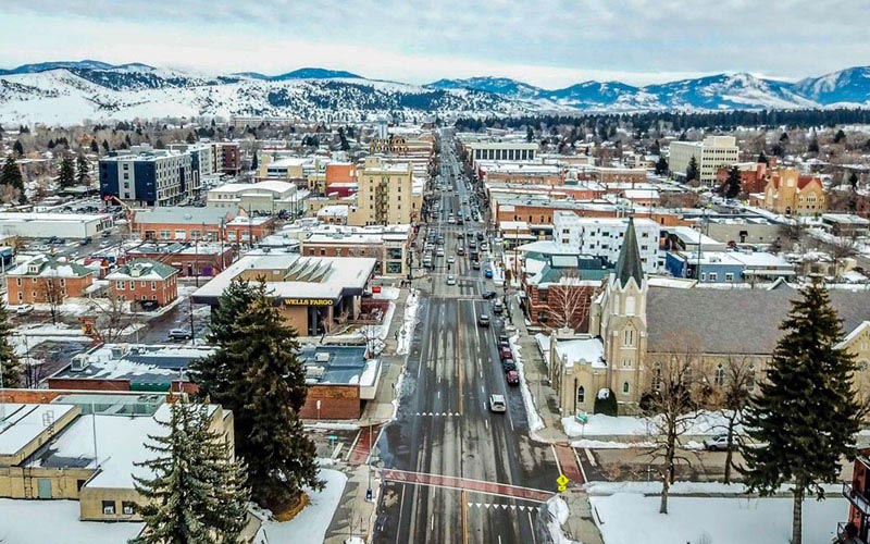 Perumahan di Montana, Amerika Serikat./Bloomberg