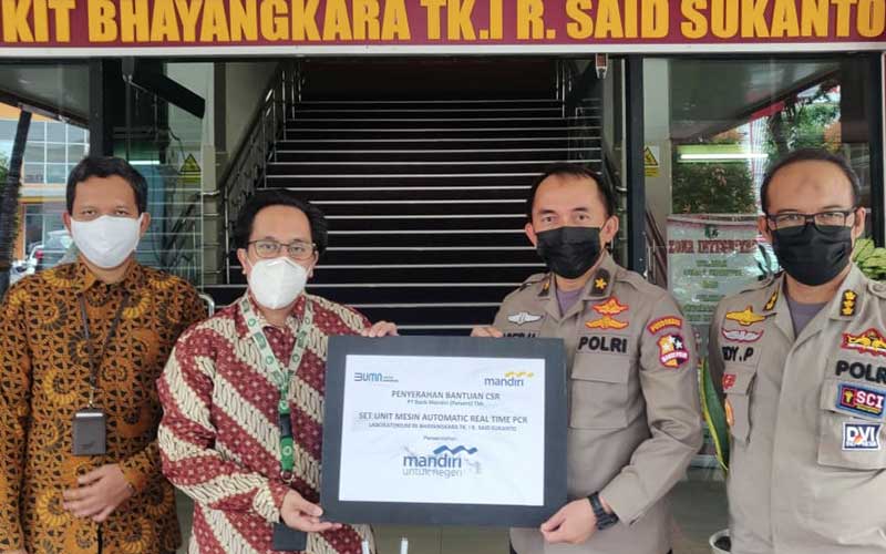  Bank Mandiri Salurkan CSR Dibidang Kesehatan Untuk Membantu Penanganan Covid-19