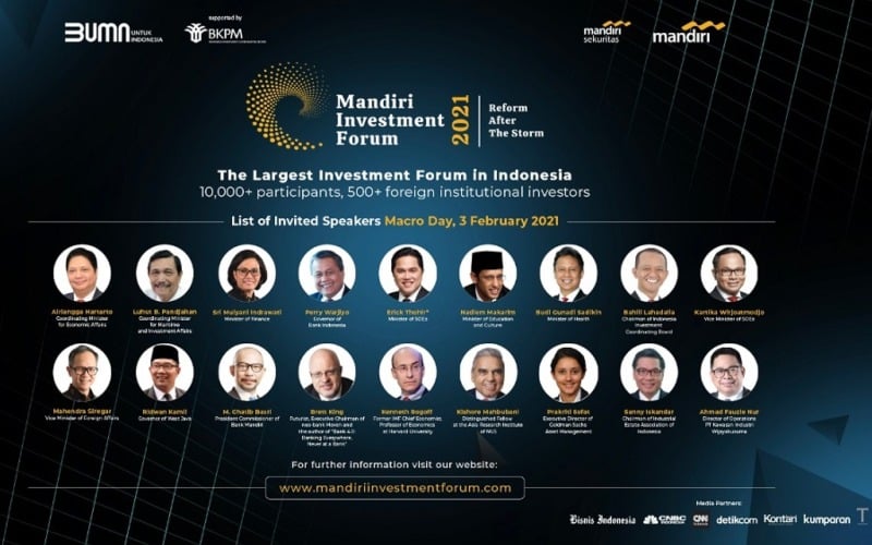  Mandiri Investment Forum 2021 Dukung Percepatan Pemulihan dari Tekanan Pandemi 