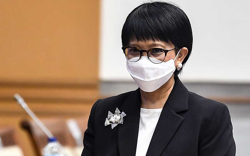  Menlu Retno Ingatkan Ancaman Proteksionisme Vaksin di Depan Anggota MIKTA