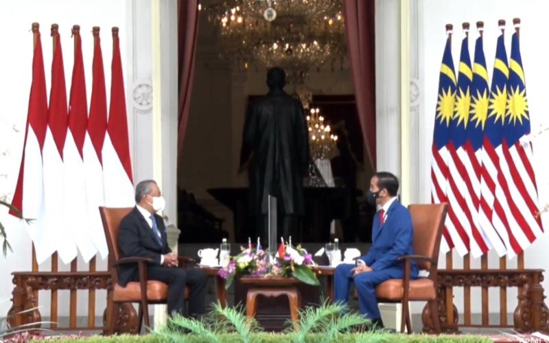  Jokowi dan PM Malaysia Bahas Isu Politik di Myanmar